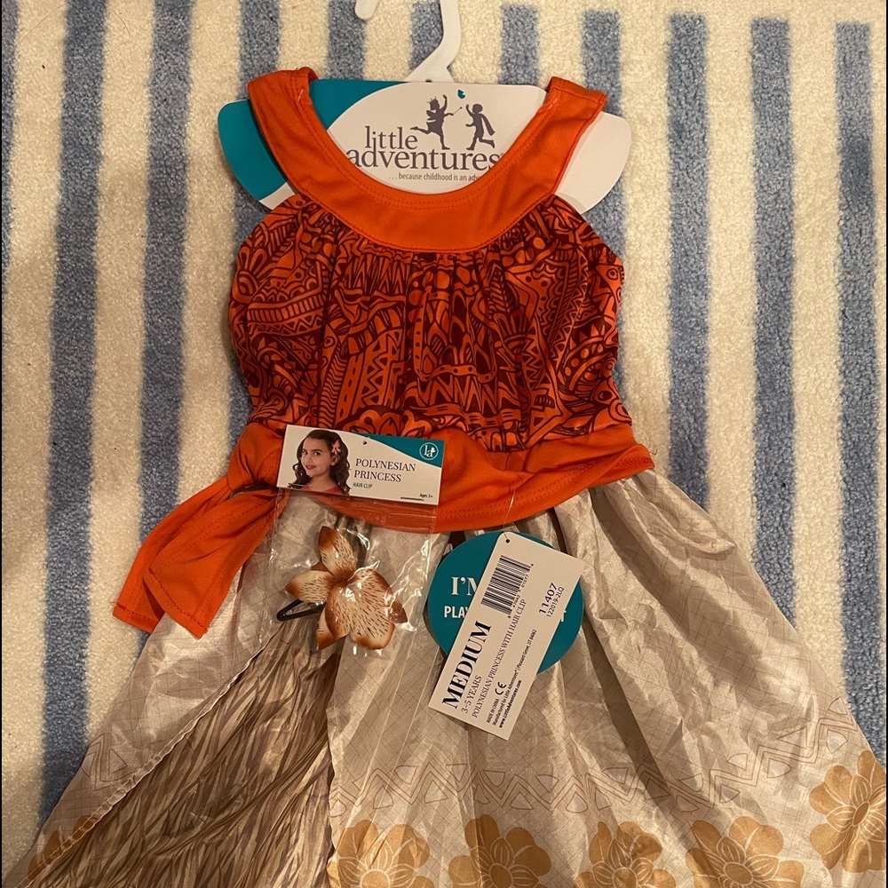 Moana dress NWT sz 3-5